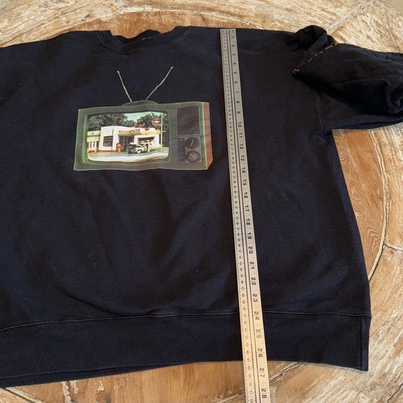 TANK Never Dream Alone Black Cotton Graphic Sweatshirt, Calistoga, Size XL - Picture 7 of 8